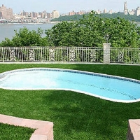 Best Artificial Grass Malibu Beach, California Landscape Rock, Above Ground Swimming Pool