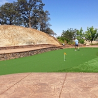 Fake Grass Oak Glen, California Artificial Putting Greens, Backyard