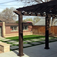 Fake Turf Alondra Park, California Rooftop, Backyard Design