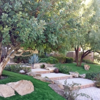 Fake Turf Avalon, California Backyard Playground, Backyard Landscape Ideas