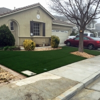 Fake Turf Culver City, California Landscape Design, Front Yard