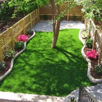 Faux Grass Morongo Valley, California Backyard Deck Ideas, Backyard