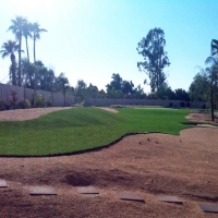 Plastic Grass East Los Angeles, California City Landscape, Small Backyard Ideas