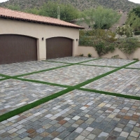 Synthetic Lawn Rolling Hills, California Landscaping Business, Front Yard Landscaping