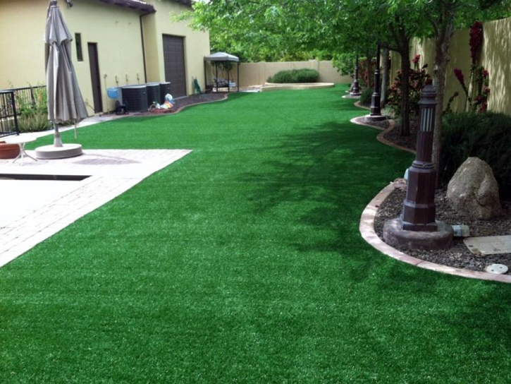 Artificial Grass View Park-Windsor Hills, California Paver Patio, Backyard Designs