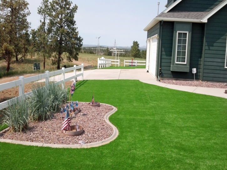 Fake Lawn Burbank, California Paver Patio, Front Yard Landscaping Ideas