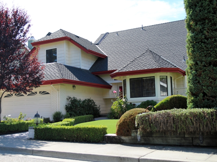 Fake Turf Desert Edge, California Lawns, Front Yard Landscape Ideas