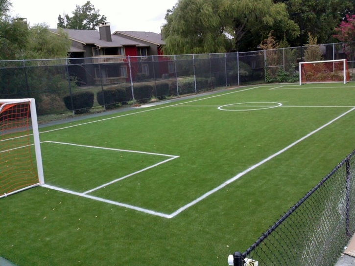 Fake Turf South San Jose Hills, California Football Field, Commercial Landscape