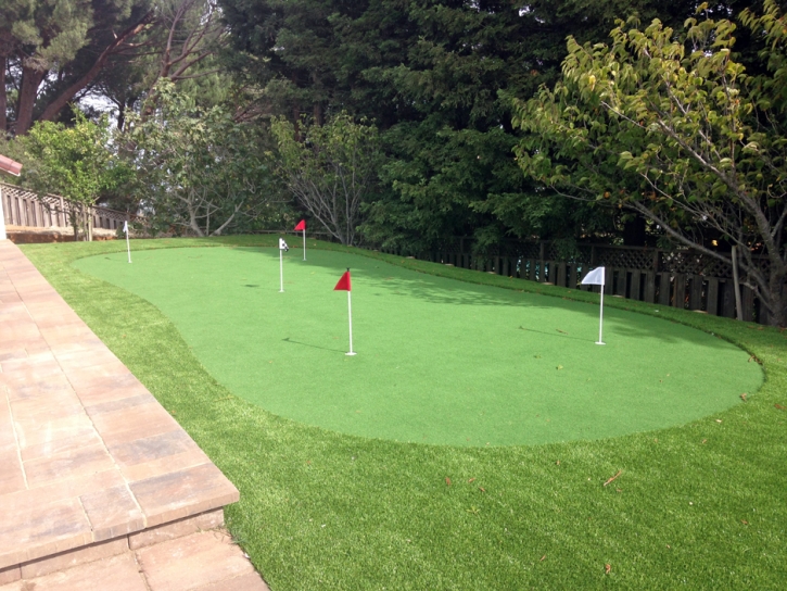 Faux Grass Indian Wells, California Putting Green Flags, Backyard Landscaping