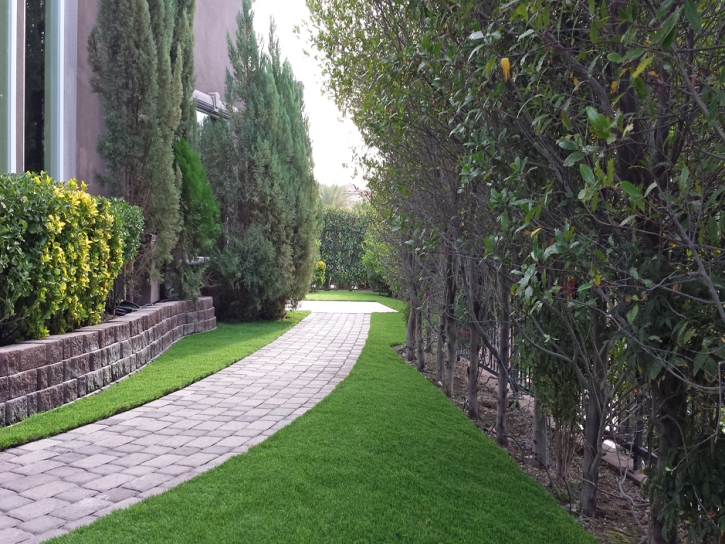 Grass Carpet El Segundo, California Paver Patio, Small Front Yard Landscaping