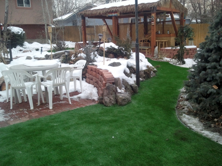 Grass Carpet , Landscape Rock, Backyard Makeover