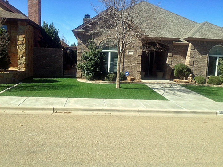 Grass Turf Searles Valley, California Landscape Design, Front Yard