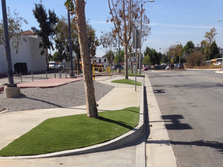 Installing Artificial Grass East Porterville, California Roof Top, Commercial Landscape