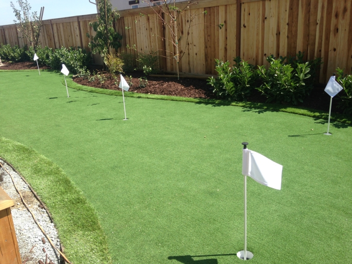 Installing Artificial Grass El Monte, California Putting Green Turf, Backyard Landscape Ideas