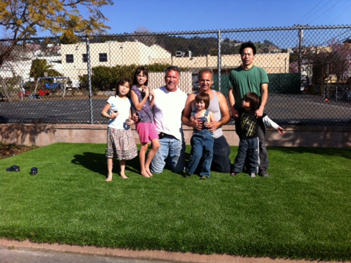 Installing Artificial Grass Fontana, California Roof Top, Commercial Landscape