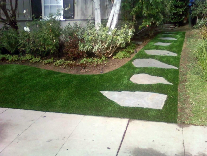 Turf Grass Los Olivos, California Paver Patio, Front Yard Ideas